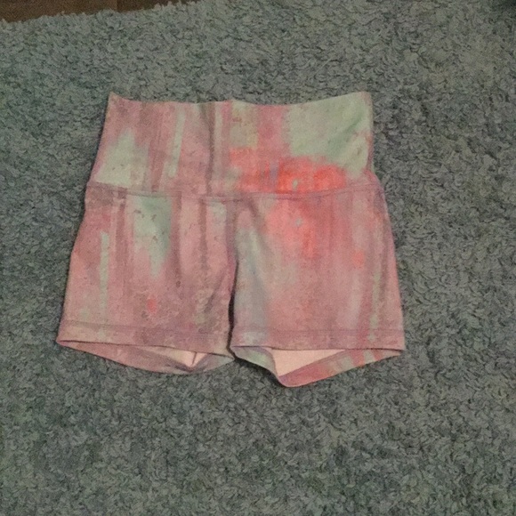 Iviva splatter pant shorts blue and pink - Picture 3 of 3